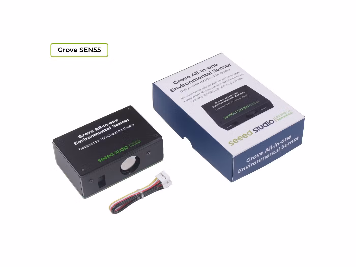 Grove - SEN55 All-in-one environmental sensor - NOx, VOC, RH, Temp, PM1.0/2.5/4/10
