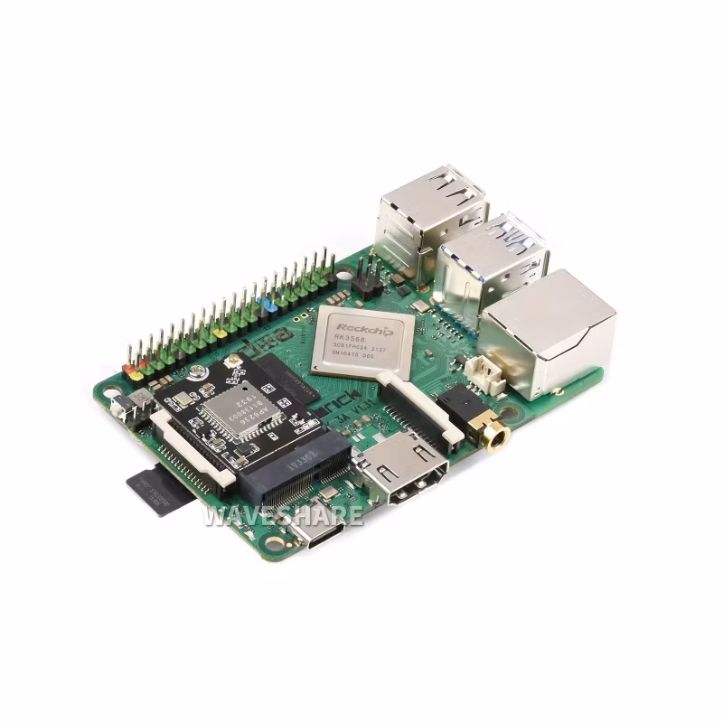 ROCK3 Model A based on RK3568, 8GB RAM,  64 EMMC , Wireless