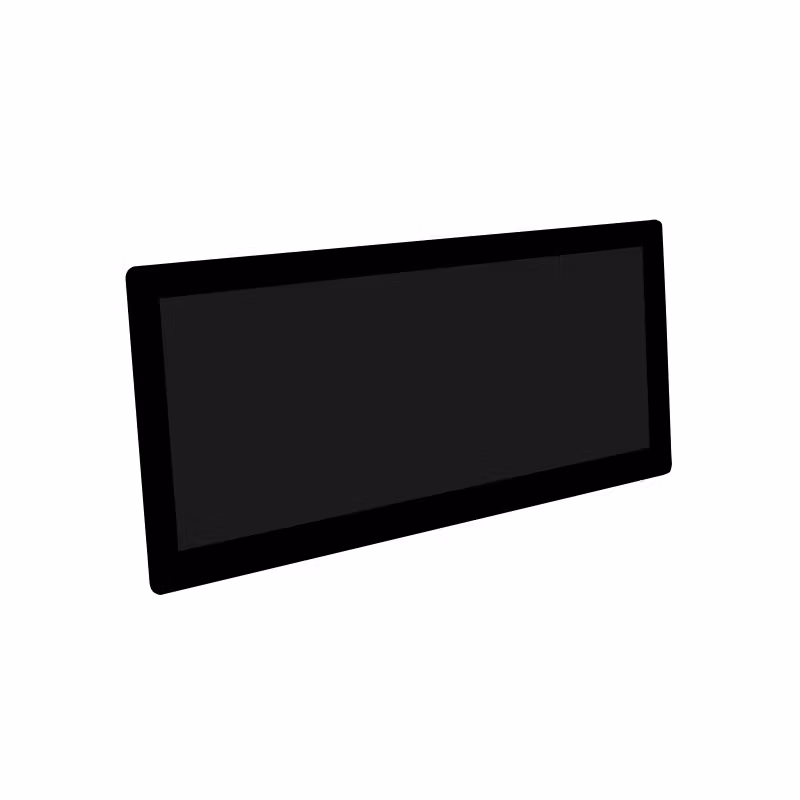 12.3inch Capacitive Touch Screen LCD, High Brightness, 1920×720, HDMI, IPS, Toughened Glass Panel