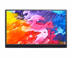 15.6inch Monitor with Stand, Thin and Light Design, IPS screen, 1920 × 1080 Full HD, 100%sRGB High Color Gamut