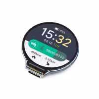 RP2040 MCU Board, With 1.28inch Round LCD, accelerometer and gyroscope Sensor