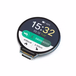 RP2040 MCU Board, With 1.28inch Round LCD, accelerometer and gyroscope Sensor