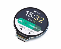 RP2040 MCU Board, With 1.28inch Round LCD, accelerometer and gyroscope Sensor