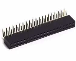 Female 40-pin 2x20 right-angle HAT header