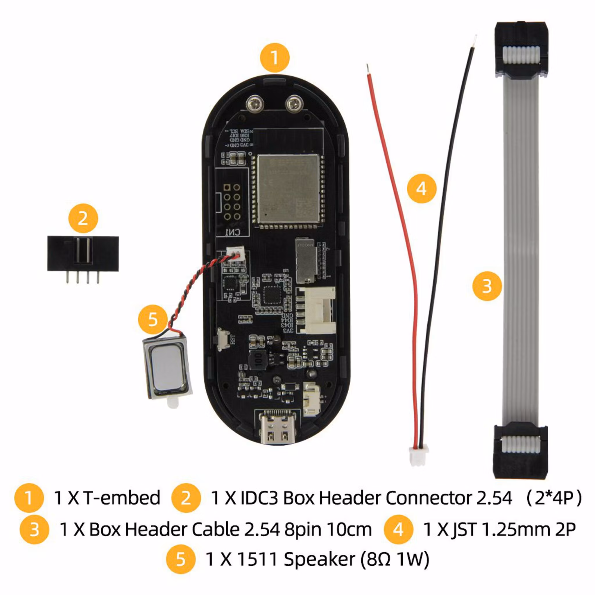 LILYGO® T-Embed ESP32-S3 Custom Control Panel With 1.9Inch LCD Display Screen 16MB Flash