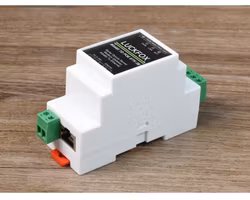 Industrial serial server, LUCKFOX RS485 to RJ45 Ethernet, TCP/IP to serial, rail-mount support, with POE function