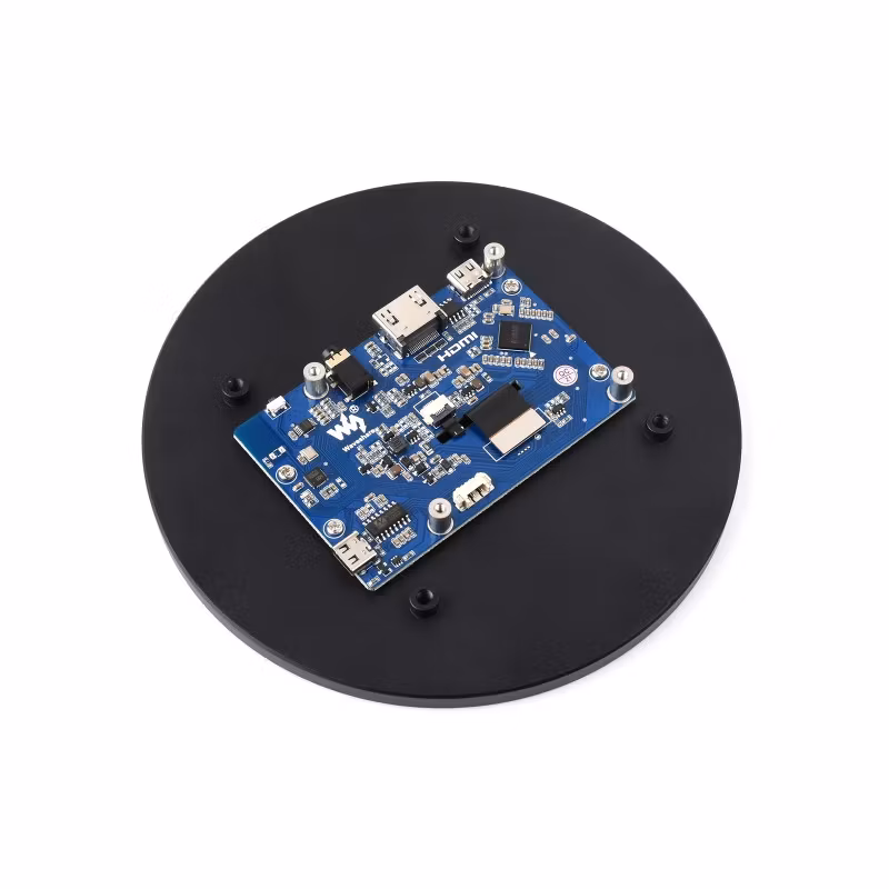 5inch HDMI Round Touch Display, 1080 × 1080, IPS, 10-Point Touch, Optical Bonding Toughened Glass Panel