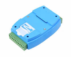 Industrial-grade Isolated 8-ch RS485 Hub, Rail-mount Support, Wide Baud rate Range