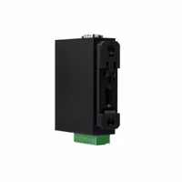 Rail-Mount Serial Server, RS232/485/422 to RJ45 Ethernet Module, TCP/IP to serial, With POE Function