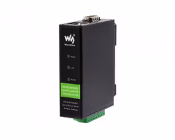 Rail-Mount Serial Server, RS232/485/422 to RJ45 Ethernet Module, TCP/IP to serial, With POE Function