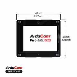 Pico4ML-Pro TinyML Plug-n-Play RP2040 Dev Kit, Multiple SPI Camera Adapter