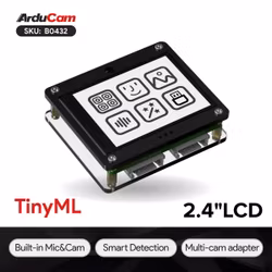 Pico4ML-Pro TinyML Plug-n-Play RP2040 Dev Kit, Multiple SPI Camera Adapter