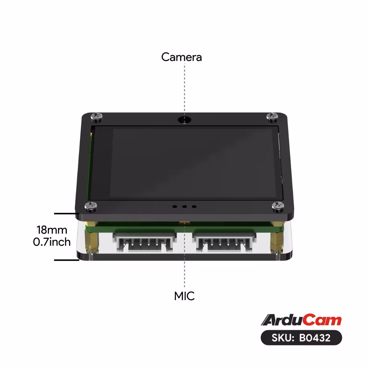 Pico4ML-Pro TinyML Plug-n-Play RP2040 Dev Kit, Multiple SPI Camera Adapter