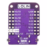 S3 Mini V1.0.0 WiFi & Bluetooth 5 (LE) boards based ESP32-S3FH4R2