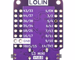 S3 Mini V1.0.0 WiFi & Bluetooth 5 (LE) boards based ESP32-S3FH4R2