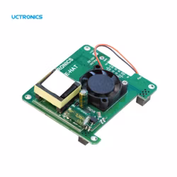 UCTRONICS PoE HAT 5V 3A for Raspberry Pi 4B, 3B+ and 802.3af/at PoE Network, with Cooling Fan