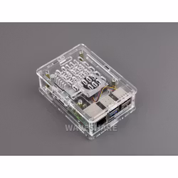 Clear Acrylic Case for Raspberry Pi 5, Supports installing Official Active Cooler