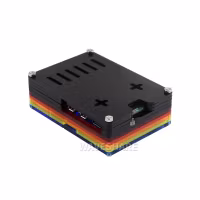 Rainbow Acrylic Case For Raspberry Pi 5, Colorful Translucent Acrylic Case