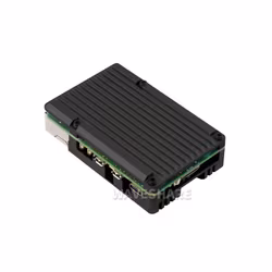 Aluminium Alloy Case for Raspberry Pi 5, Dual Cooling Fans