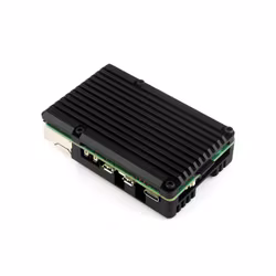 Aluminium Alloy Case (H) for Raspberry Pi 5 With Temperature-Controlled Blower Fan