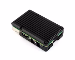 Aluminium Alloy Case (H) for Raspberry Pi 5 With Temperature-Controlled Blower Fan
