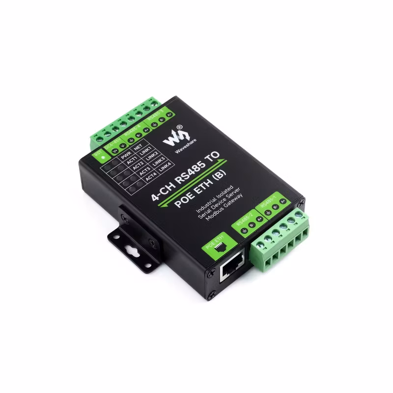 4-Ch RS485 to RJ45 Ethernet Serial Server