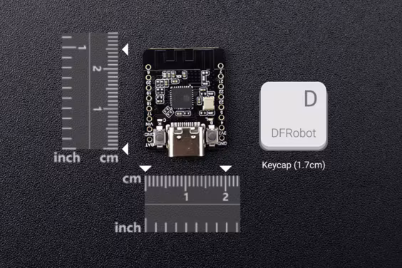 Beetle ESP32 C6 Mini Development Board for Wireless Smart Wearable Device (Supports BLE, Battery Charging)