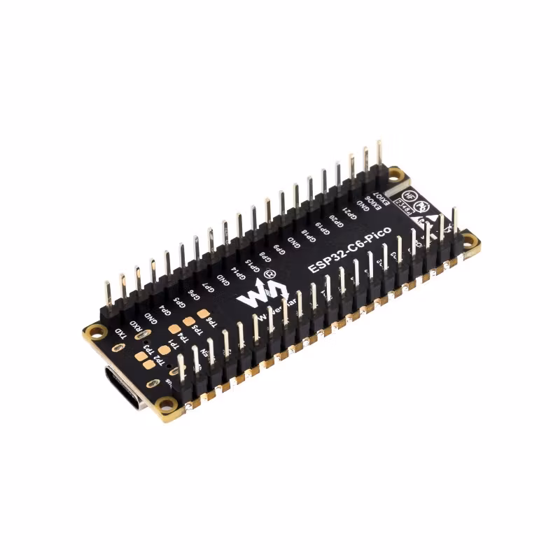ESP32-C6 Microcontroller, WiFi 6 Development Board, 160MHz Single-core Processor, ESP32-C6-MINI-1 Module