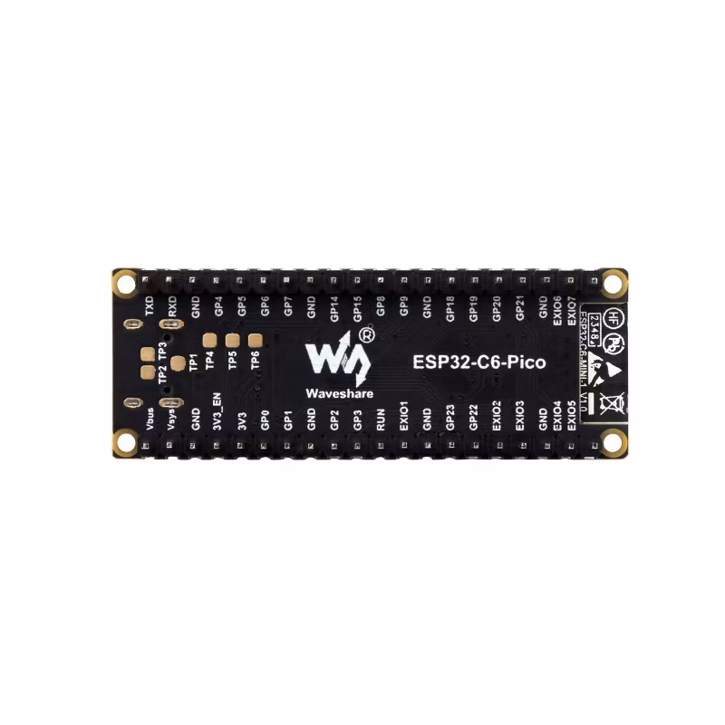 ESP32-C6 Microcontroller, WiFi 6 Development Board, 160MHz Single-core Processor, ESP32-C6-MINI-1 Module