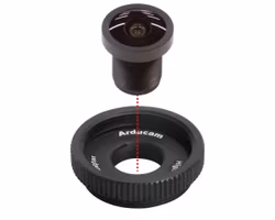 Arducam 1/1.8'' 4K 3.6mm Wide Angle M12 Lens