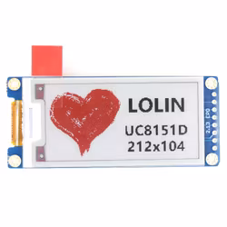Tri-Color ePaper 2.13 Shield for LOLIN D1 mini