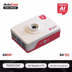 Arducam Pivistation 5 AI Camera 64MP Pro All-in-one Raspberry Pi 5 AI Camera Kit