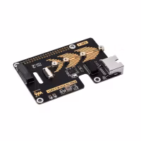 PCIe To ETH And M.2 Adapter for Raspberry Pi 5 5Gbps Data Rate, High-speed Reading/Writing, Raspberry Pi 5 NVMe HAT