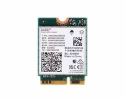 Wireless BE200 NIC, Gigabit Tri-Band Wi-Fi 7, IEEE 802.11a/b/g/n/ac/be/ax Standard, Bluetooth 5.4