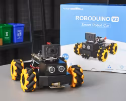 Roboduino V2 AI Vision Car with ESP32 WiFi camera for Arduino UNO