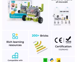 ELECFREAKS micro:bit 6 IN 1 Ring:bit Kit (Without micro:bit Board)