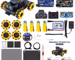 Roboduino V2 AI Vision Car with ESP32 WiFi camera for Arduino UNO