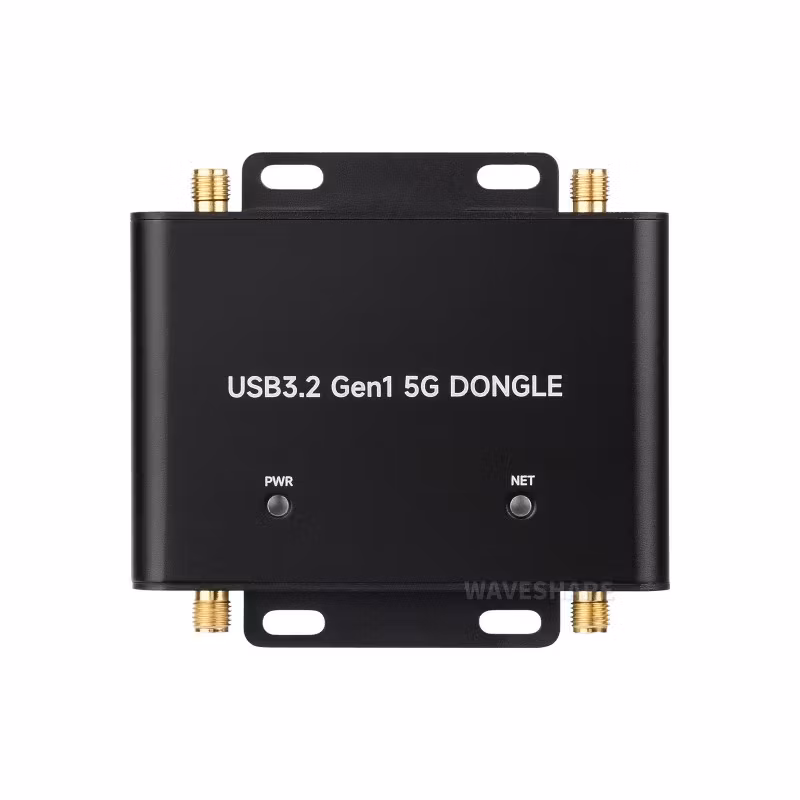 SIM8202G-M2 5G DONGLE with Expansion Board, USB 3.2 Port Quad Antennas, Onboard M.2 Key B Interface