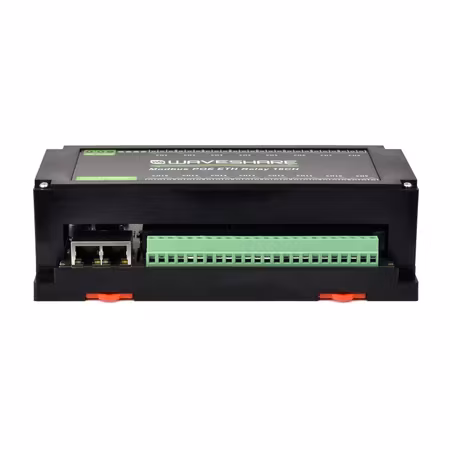 16-Ch Ethernet Relay Module | Modbus RTU/TCP | PoE Support