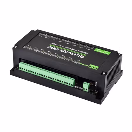 16-Ch Ethernet Relay Module | Modbus RTU/TCP | PoE Support