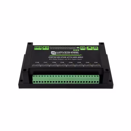 Industrial 8-Channel ESP32-S3 POE WiFi Relay Module with Isolated CAN & Dual-Core Processor