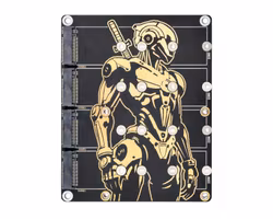 PCIe To 4-Ch M.2 Adapter Board for Raspberry Pi 5, Supports 4-ch NVMe Solid State Drives, Supports Powering The Raspberry Pi 5, Raspberry Pi 5 NVMe