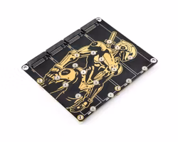 PCIe To 4-Ch M.2 Adapter Board for Raspberry Pi 5, Supports 4-ch NVMe Solid State Drives, Supports Powering The Raspberry Pi 5, Raspberry Pi 5 NVMe