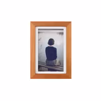 7.3″ Full color E-paper Display with Solid Wood Photo Frame for Raspberry Pi zero