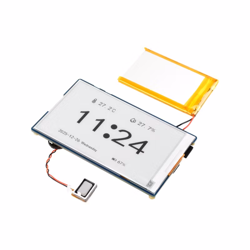 ESP32-S3 3.97inch e-Paper Development Board, 800 × 480 Resolution, Supports Wi-Fi / BLE 5, And AI Voice Interaction, Onboard Microphone