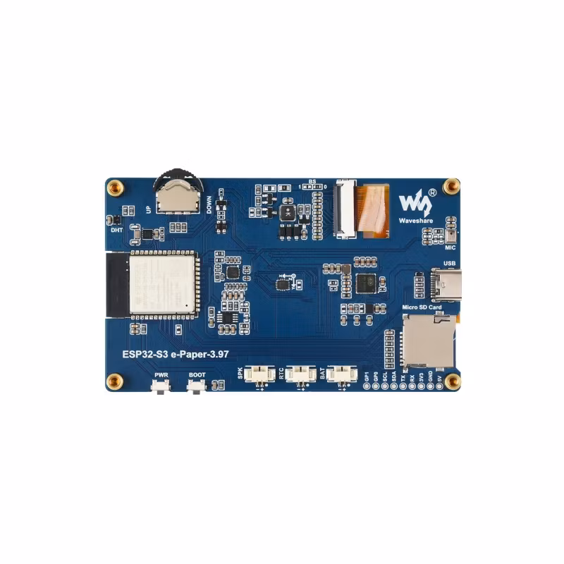 ESP32-S3 3.97inch e-Paper Development Board, 800 × 480 Resolution, Supports Wi-Fi / BLE 5, And AI Voice Interaction, Onboard Microphone