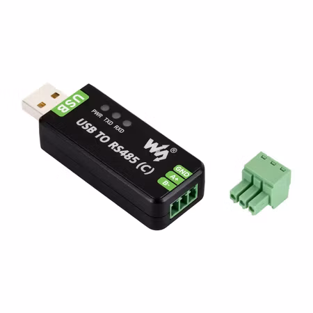 USB to RS485 Industrial Converter (Isolated, Bidirectional) – FT232RNL Chip, TVS Protection, 1.2km Transmission
