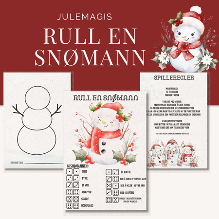 Rull en snømann