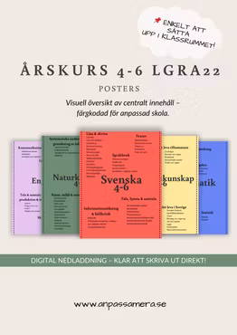Teoretiska ämnen 4-6 LGRA 22