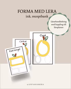 Forma med lera